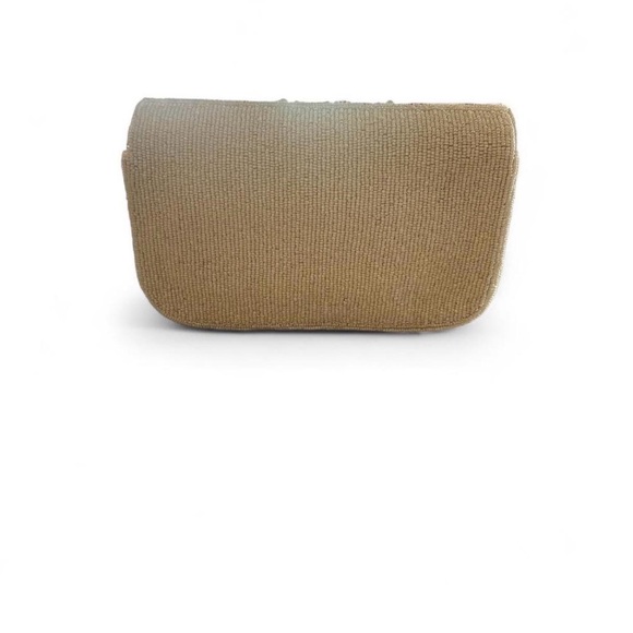 Francesca's Collections Pink and White Bow Shoulder Bag - Picture 2 of 4